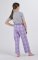 Boxercraft Kids Lavender Carnegie Plaid Poly Flannel Lounge Pant