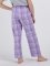 Boxercraft Kids Lavender Carnegie Plaid Poly Flannel Lounge Pant
