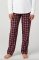 Boxercraft Kids Varsity Maroon/Oxford Plaid Poly Flannel Lounge Pant