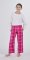 Boxercraft Kids Pink Carnegie Plaid Poly Flannel Lounge Pant